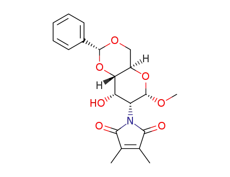 methyl 4,6-O-benzylidene-2-deoxy-2-dimethylmaleimido-α-D-allopyranoside
