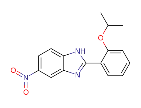 Molecular Structure of 1233488-54-4 (2-(2-isopropoxyphenyl)-5-nitro-1H-benzo[d]imidazole)