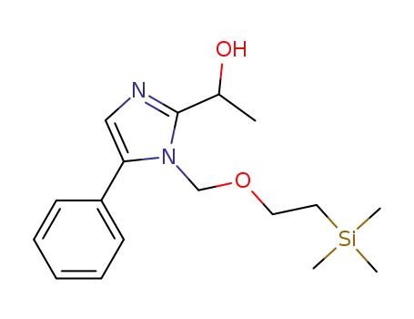 1-[5-phenyl-1-(2-(trimethylsilanyl)-ethoxymethyl)-1H-imidazol-2-yl]-ethanol