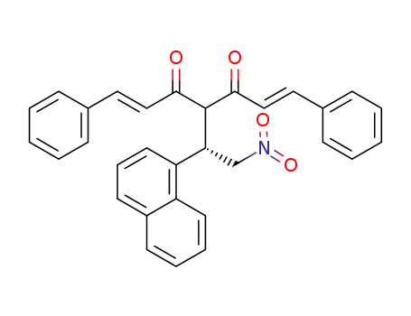 (S)-4-(1-(naphthalen-1-yl)-2-nitroethyl)-1,7-diphenylhepta-1,6-diene-3,5-dione
