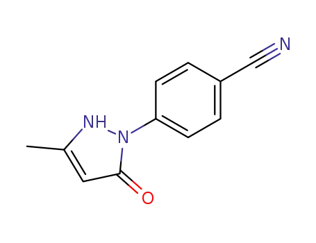 4-(3-Methyl-5-oxo-2,5-dihydro-pyrazol-1-yl)-benzonitrile