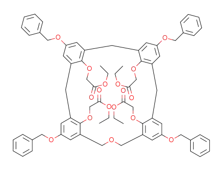 tetrakis(ethoxycarbonylmethoxy)-p-(benzyloxy)(bishomooxa)calix[4]arene