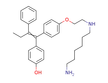 4-(1-(4-(2-(6-aminohexylamino)ethoxy)phenyl)-2-phenylbut-1-enyl)phenol