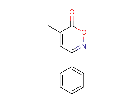 6H-1,2-Oxazin-6-one, 5-methyl-3-phenyl-
