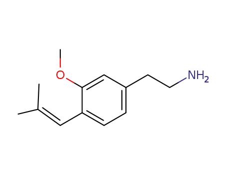 2-[3-methoxy-4-(2-methyl-propenyl)-phenyl]-ethylamine