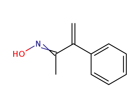 Molecular Structure of 20963-49-9 (α-(1-hydroxyliminoethyl)styrene)