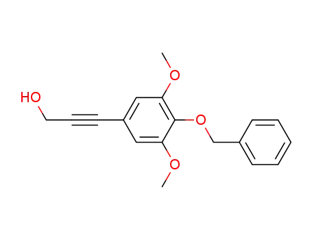 3-[4-(benzyloxy)-3,5-dimethoxyphenyl]prop-2-yn-1-ol