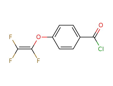 Molecular Structure of 134151-67-0 (4-(TRIFLUOROVINYLOXY)BENZOYL CHLORIDE)