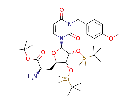 C<sub>35</sub>H<sub>59</sub>N<sub>3</sub>O<sub>8</sub>Si<sub>2</sub>