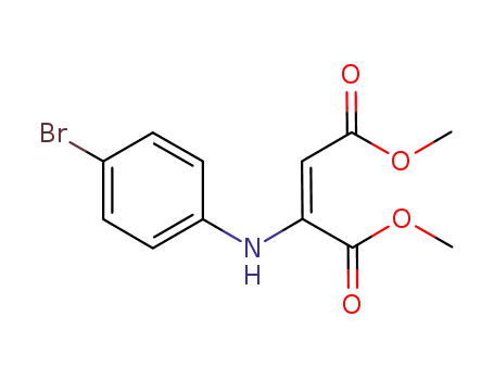 Molecular Structure of 106509-83-5 (dimethyl 2-(4-bromophenylamino)maleate)