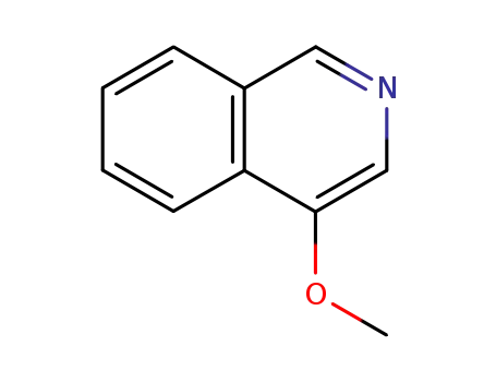Molecular Structure of 36034-54-5 (4-Methoxyisoquinoline)