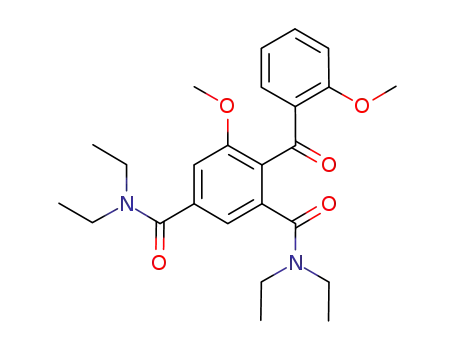 bis-N,N-(diethyl)-4-(2-methoxybenzoyl)-5-methoxybenzene-1,3-dicarboxamide