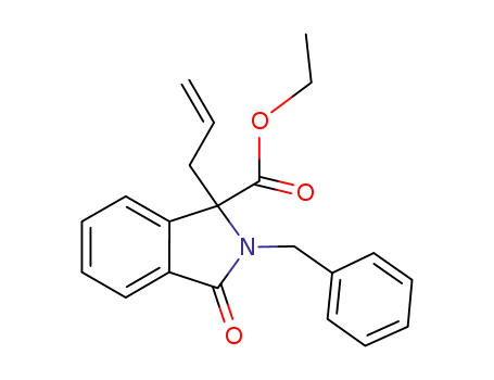 1-allyl-2-benzyl-3-oxo-2,3-dihydro-1H-isoindole-1-carboxylic acid ethyl ester