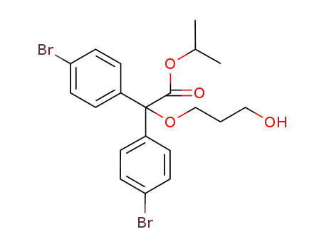 isopropyl 2-(3-hydroxypropoxy)-2,2-bis(4-bromophenyl)acetate