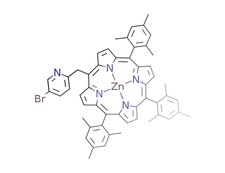 5-(5-bromo-picol-2-yl)-10,15,20-trimesitylporphinato-Zn(II)