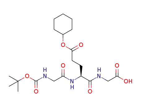 Molecular Structure of 142847-25-4 (Boc-Gly-Glu(OcHx)-Gly-OH)