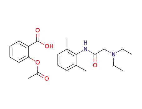 Molecular Structure of 1220976-13-5 (lidocainium acetylsalicylate)