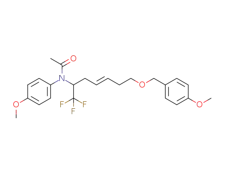 (E)-N-(4-methoxyphenyl)-N-(1,1,1-trifluoro-7-(4-methoxybenzyloxy)hept-4-en-2-yl)acetamide