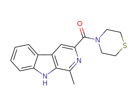 (1-methyl-β-carboline-3-yl)(thiomorpholino)methanone