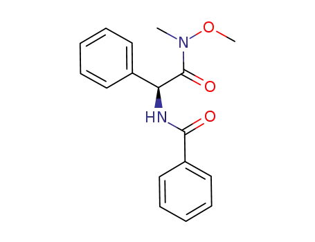 (S)-N-(2-(methoxy(methyl)amino)-2-oxo-1-phenylethyl)benzamide