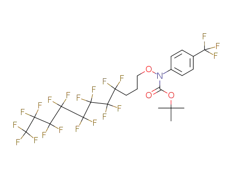 tert-butyl 4-(trifluoromethyl)phenyl(3-perfluorooctylpropoxy)carbamate