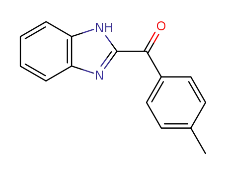 Molecular Structure of 56969-32-5 (Methanone, 1H-benzimidazol-2-yl(4-methylphenyl)-)