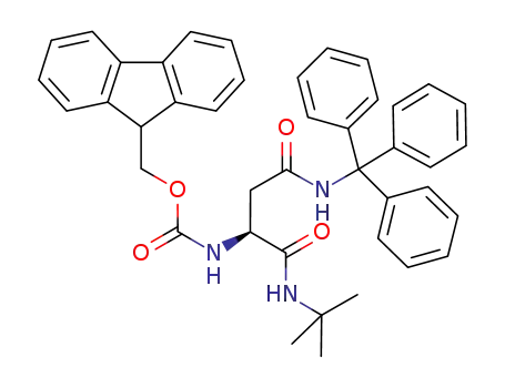Molecular Structure of 1370293-55-2 (Fmoc-Asn(Trt)-NHtBu)