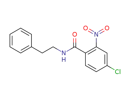 Molecular Structure of 284487-93-0 (4-chloro-2-nitro-N-(2-phenylethyl)benzamide)