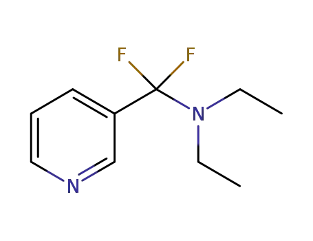 3-Pyridinemethanamine,N,N-diethyl--alpha-,-alpha--difluoro-(9CI)