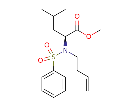 (S)-methyl 2-(N-(but-3-en-1-yl)phenylsulfonamido)-4-methylpentanoate