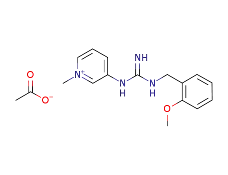 3-({imino[(2-methoxybenzyl)amino]methyl}amino)-1-methylpyridinium acetate