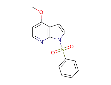 1H-피롤로[2,3-b]피리딘, 4-메톡시-1-(페닐술포닐)-