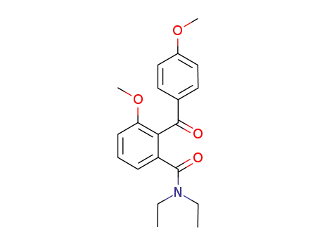 Molecular Structure of 1206192-61-1 (N,N-(diethyl)-2-(4-methoxybenzoyl)-3-methoxybenzene-1-carboxamide)
