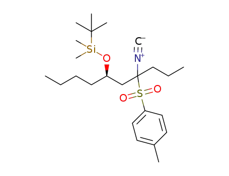 5-(R)-t-butyldimethylsilyloxy-7-isocyano-7-tosyldecane