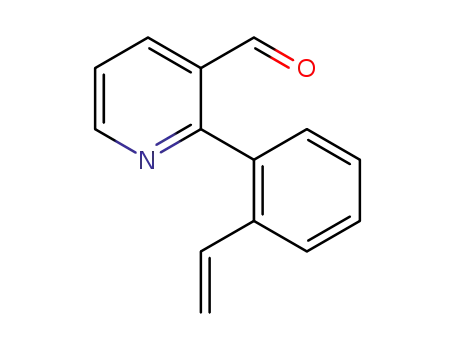Molecular Structure of 1279109-73-7 (3-formyl-2-(2-vinylphenyl)pyridine)