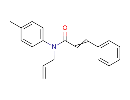 Molecular Structure of 1451066-20-8 (N-allyl-N-p-tolylcinnamamide)