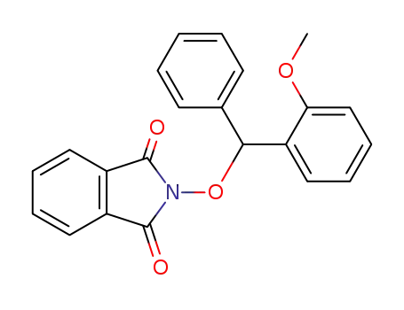2-((2-methoxyphenyl)(phenyl)methoxy)isoindoline-1,3-dione