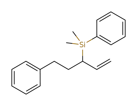dimethyl(phenyl)(5-phenylpent-1-en-3-yl)silane