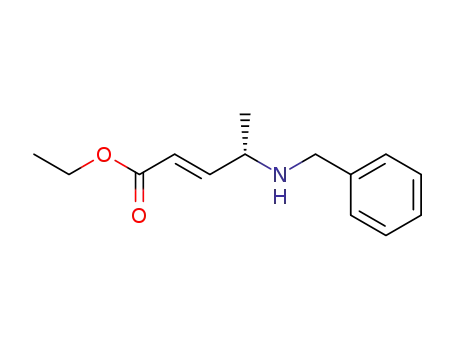 ethyl (2E,4S)-N-benzyl-4-aminopent-2-enoate