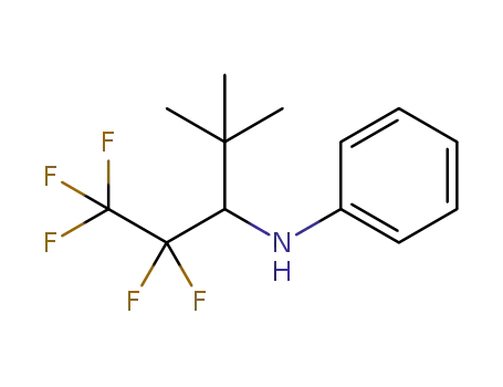 N-[1-(t-butyl)-3,3,3,2,2-pentafluoropropyl]aniline