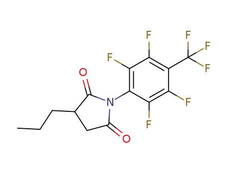 3-propyl-1-(2,3,5,6-tetrafluoro-4-(trifluoromethyl)phenyl)pyrrolidine-2,5-dione