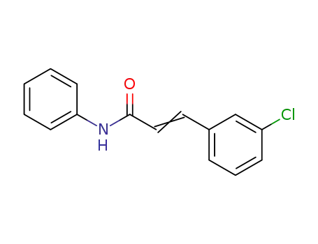 Molecular Structure of 14621-01-3 ((E)-3-(3-CHLOROPHENYL)-N-PHENYLACRYLAMIDE)