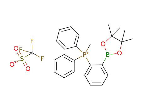 [o-(Ph<sub>2</sub>MeP)C<sub>6</sub>H<sub>4</sub>(Bpin)]OTf