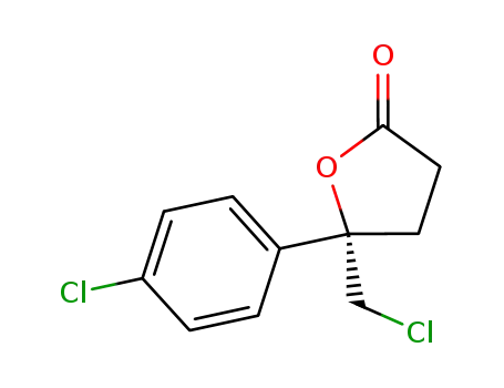 5-(chloromethyl)-5-(4-chlorophenyl)dihydrofuran-2(3H)-one