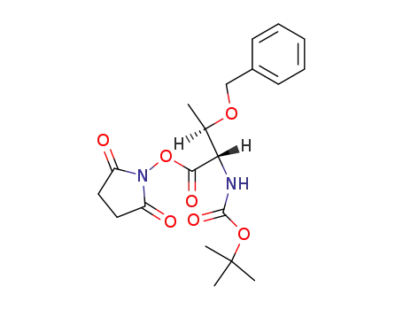 Molecular Structure of 32886-43-4 (BOC-THR(BZL)-OSU)