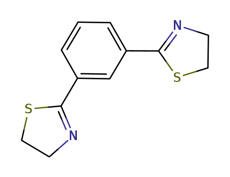 Molecular Structure of 1016928-35-0 (1,3-bis(4,5-dihydrothiazol-2-yl)benzene)