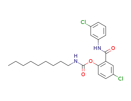 4-chloro-2-(3-chlorophenylcarbamoyl)phenyl nonylcarbamate