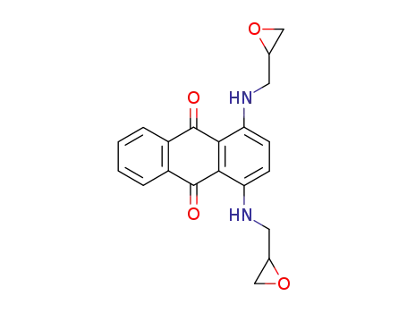 Molecular Structure of 78146-26-6 (1,4-bis(2,3-epoxypropylamino)-9,10-anthracenedione)