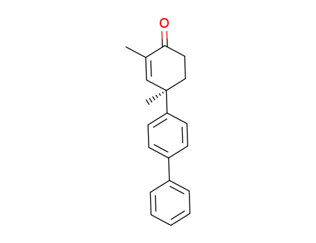 (+)-2,4-dimethyl-4-(biphenyl-4-yl)-2-cyclohexenone