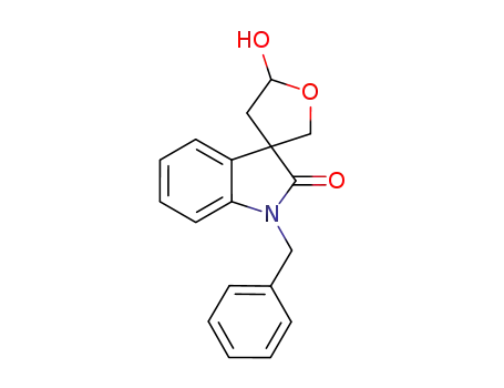 1'-benzyl-5-hydroxy-2',3',4,5-tetrahydro-2H-spiro[furan-3,3'-indolin]-2'-one